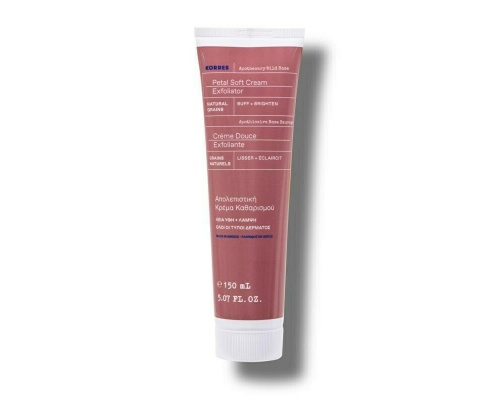 Korres Wild Rose Soft Cream Exfoliator Απολεπιστική Κρέμα Καθαρισμού, 150ml Korres Wild Rose Soft Cream Exfoliator Απολεπιστική Κρέμα Καθαρισμού, 150ml