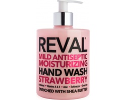 Intermed Reval Mild Antiseptic Moisturizing Hand Wash Strawberry Ενυδατικό Καθαριστικό Χεριών με Άρωμα Φράουλα, 500ml