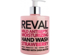 Intermed Reval Mild Antiseptic Moisturizing Hand Wash Strawberry Ενυδατικό Καθαριστικό Χεριών με Άρωμα Φράουλα, 500ml