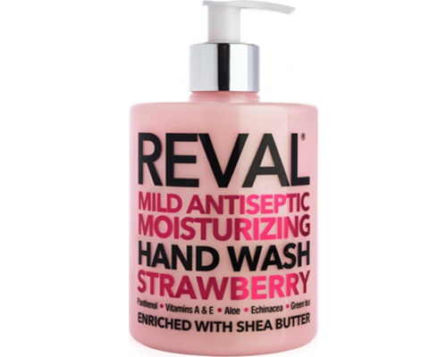 Intermed Reval Mild Antiseptic Moisturizing Hand Wash Strawberry Ενυδατικό Καθαριστικό Χεριών με Άρωμα Φράουλα, 500ml Intermed Reval Mild Antiseptic Moisturizing Hand Wash Strawberry Ενυδατικό Καθαριστικό Χεριών με Άρωμα Φράουλα, 500ml