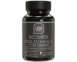 Pharmalead B-Complex Plus Vitamin C Συμπλήρωμα Διατροφής για Ομαλή Λειτουργία του Νευρικού & Ανοσοποιητικού Συστήματος, 60 κάψουλες Pharmalead B-Complex Plus Vitamin C Συμπλήρωμα Διατροφής για Ομαλή Λειτουργία του Νευρικού & Ανοσοποιητικού Συστήματος, 60 κάψουλες