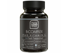 Pharmalead B-Complex Plus Vitamin C Συμπλήρωμα Διατροφής για Ομαλή Λειτουργία του Νευρικού & Ανοσοποιητικού Συστήματος, 60 κάψουλες Pharmalead B-Complex Plus Vitamin C Συμπλήρωμα Διατροφής για Ομαλή Λειτουργία του Νευρικού & Ανοσοποιητικού Συστήματος, 60 κάψουλες