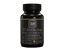 Pharmalead D3 2000IU Plus Vitamin K Συμπλήρωμα Διατροφής για Ενίσχυση του Ανοσοποιητικού & την Υγεία των Οστών, 60 κάψουλες Pharmalead D3 2000IU Plus Vitamin K Συμπλήρωμα Διατροφής για Ενίσχυση του Ανοσοποιητικού & την Υγεία των Οστών, 60 κάψουλες