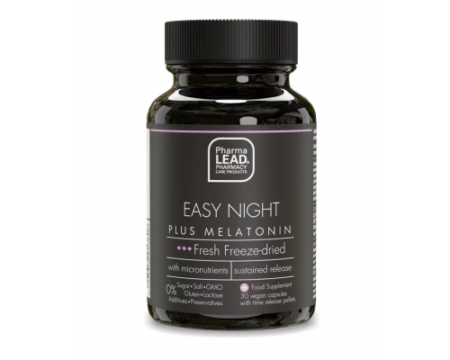 Pharmalead Easy Night Plus Melatonin Συμπλήρωμα Διατροφής για τον Ύπνο, 30 κάψουλες Pharmalead Easy Night Plus Melatonin Συμπλήρωμα Διατροφής για τον Ύπνο, 30 κάψουλες