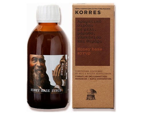Korres Honey Base Syrup Αρωματικό Σιρόπι για το Λαιμό, 200ml Korres Honey Base Syrup Αρωματικό Σιρόπι για το Λαιμό, 200ml