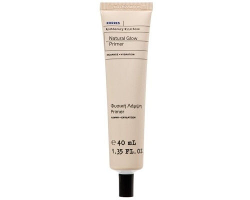 Korres Wild Rose Natural Glow Primer Υβριδικό Primer για Φυσική Λάμψη, 40ml Korres Wild Rose Natural Glow Primer Υβριδικό Primer για Φυσική Λάμψη, 40ml