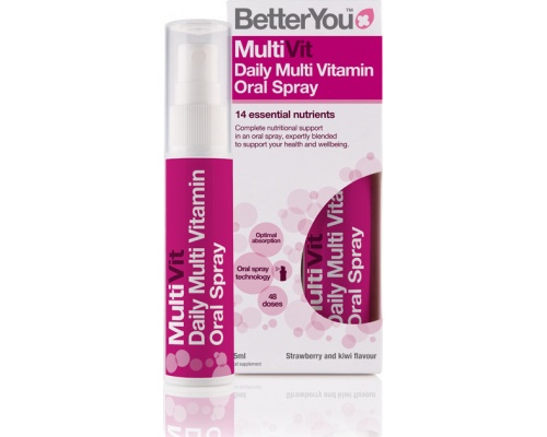 BetterYou Multi Vitamin Oral Spray Πολυβιταμινούχο Συμπλήρωμα Διατροφής, 25ml BetterYou Multi Vitamin Oral Spray Πολυβιταμινούχο Συμπλήρωμα Διατροφής, 25ml
