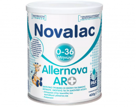 Novalac Allernova AR+ Βρεφικό Υποαλλεργικό Γάλα σε Σκόνη από την Γέννηση Έως 36 Μηνών, 400gr