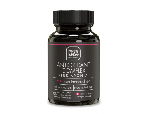Pharmalead Antioxidant Complex Plus Aronia Συμπλήρωμα Διατροφής με Αντιοξειδωτική Δράση, 30 κάψουλες Pharmalead Antioxidant Complex Plus Aronia Συμπλήρωμα Διατροφής με Αντιοξειδωτική Δράση, 30 κάψουλες