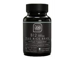 Pharmalead B12 500mg Plus Rice Bran Συμπλήρωμα Διατροφής για Ομαλή Ψυχολογική Λειτουργία & Μείωση της Κόπωσης, 60 κάψουλες Pharmalead B12 500mg Plus Rice Bran Συμπλήρωμα Διατροφής για Ομαλή Ψυχολογική Λειτουργία & Μείωση της Κόπωσης, 60 κάψουλες