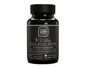 Pharmalead B12 500mg Plus Rice Bran Συμπλήρωμα Διατροφής για Ομαλή Ψυχολογική Λειτουργία & Μείωση της Κόπωσης, 60 κάψουλες Pharmalead B12 500mg Plus Rice Bran Συμπλήρωμα Διατροφής για Ομαλή Ψυχολογική Λειτουργία & Μείωση της Κόπωσης, 60 κάψουλες