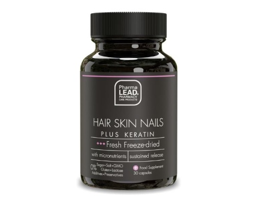 Pharmalead Hair Skin Nails Plus Keratin Συμπλήρωμα Διατροφής για Μαλλιά, Νύχια & Δέρμα, 30 κάψουλες Pharmalead Hair Skin Nails Plus Keratin Συμπλήρωμα Διατροφής για Μαλλιά, Νύχια & Δέρμα, 30 κάψουλες