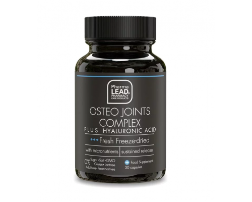Pharmalead Osteo Joints Complex Plus Hyaluronic Acid Συμπλήρωμα Διατροφής για την Υγεία των Αρθρώσεων, 30 κάψουλες Pharmalead Osteo Joints Complex Plus Hyaluronic Acid Συμπλήρωμα Διατροφής για την Υγεία των Αρθρώσεων, 30 κάψουλες