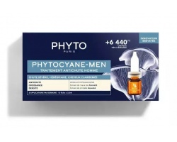 Phyto Phytocyane Men Anti-Hair Loss Treatment Θεραπεία Κατά της Ανδρικής Τριχόπτωσης, 12x3.5ml Phyto Phytocyane Men Anti-Hair Loss Treatment Θεραπεία Κατά της Ανδρικής Τριχόπτωσης, 12x3.5ml