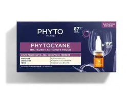 Phyto Phytocyane Anti-Hair Loss Treatment For Women Θεραπεία Κατά της Γυναικείας Τριχόπτωσης, 12x5ml Phyto Phytocyane Anti-Hair Loss Treatment For Women Θεραπεία Κατά της Γυναικείας Τριχόπτωσης, 12x5ml