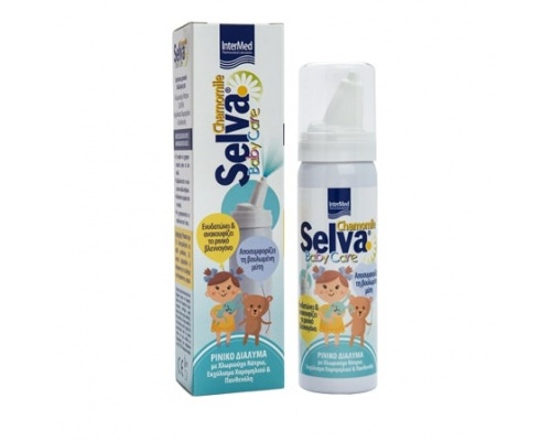 Intermed Selva Baby Care Chamomile Ρινικό Διάλυμα για Παιδιά & Βρέφη, 50ml Intermed Selva Baby Care Chamomile Ρινικό Διάλυμα για Παιδιά & Βρέφη, 50ml