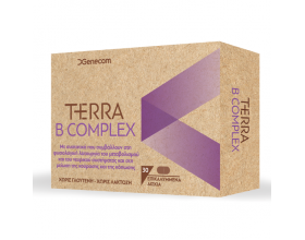 Genecom Terra B Complex Συμπλήρωμα Διατροφής για την Υποστήριξη του Νευρικού Συστήματος, 30 ταμπλέτες