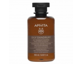 APIVITA Oily Dandruff Shampoo Σαμπουάν κατά της Λιπαρής Πιτυρίδας, με Λευκή Ιτιά & Πρόπολη, 250ml   APIVITA Oily Dandruff Shampoo Σαμπουάν κατά της Λιπαρής Πιτυρίδας, με Λευκή Ιτιά & Πρόπολη, 250ml