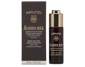 Apivita, Queen Bee, Ορός Ολιστικής Αντιγήρανσης με Ελληνικό Βασιλικό Πολτό σε Λιποσώματα, 30ml