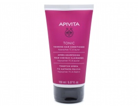 Apivita Tonic Conditioner for Thinning Hair Τονωτική Κρέμα για Αδύναμα Μαλλιά 150ml, Αναζωογονεί, Θρέφει & Τονώνει τα Αδύναμα Μαλλιά