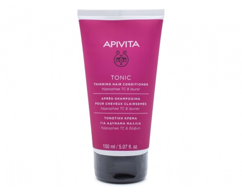 Apivita Tonic Conditioner for Thinning Hair Τονωτική Κρέμα για Αδύναμα Μαλλιά 150ml, Αναζωογονεί, Θρέφει & Τονώνει τα Αδύναμα Μαλλιά Apivita Tonic Conditioner for Thinning Hair Τονωτική Κρέμα για Αδύναμα Μαλλιά 150ml, Αναζωογονεί, Θρέφει & Τονώνει τα Αδύναμα Μαλλιά