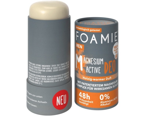 Foamie Power Up Magnesium Active Deo for Men Ανδρικό Αποσμητικό σε Μορφή Στικ, 40g Foamie Power Up Magnesium Active Deo for Men Ανδρικό Αποσμητικό σε Μορφή Στικ, 40g