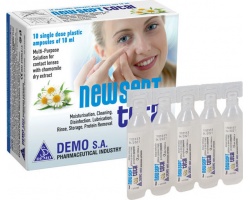 Demo Newsept Total Διάλυμα πολλαπλών χρήσεων για φακούς επαφής 10 Αμπούλες x 10ml