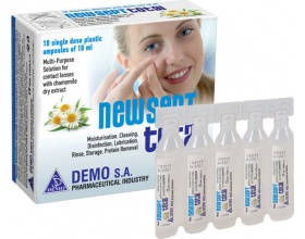 Demo Newsept Total Διάλυμα πολλαπλών χρήσεων για φακούς επαφής 10 Αμπούλες x 10ml