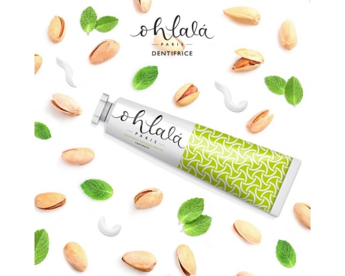 Ohlala Toothpaste Pistachio Mint Οδοντόκρεμα με Γεύση Μέντα-Φυστίκι, 75ml Ohlala Toothpaste Pistachio Mint Οδοντόκρεμα με Γεύση Μέντα-Φυστίκι, 75ml