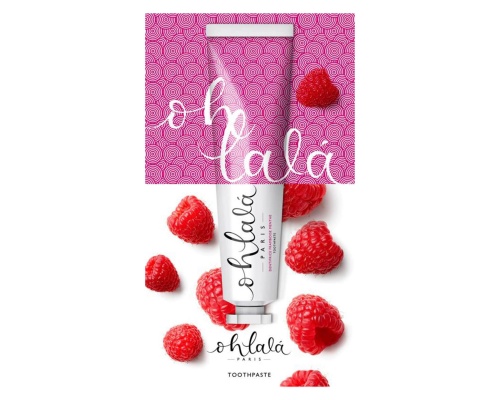 Ohlala Toothpaste Raspberry Mint Οδοντόκρεμα με Γεύση Μέντα-Βατόμουρο, 75ml Ohlala Toothpaste Raspberry Mint Οδοντόκρεμα με Γεύση Μέντα-Βατόμουρο, 75ml