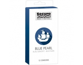 Secura Blue Pearl Condoms Προφυλακτικά για Μέγιστη Διέγερση, 12τμχ