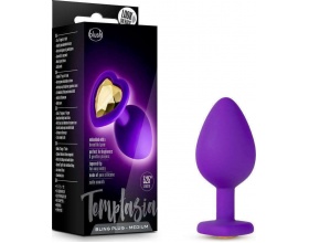 Blush Temptasia Bling Plug Medium Πρωκτική Σφήνα με Κόσμημα 8.2cm, 1τμχ