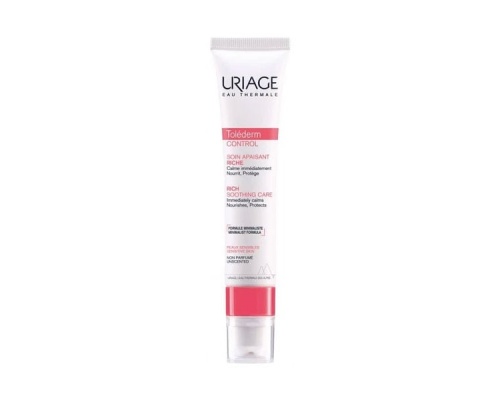 Uriage Toladerm Control Rich Soothing Care Ενυδατική & Καταπραϋντική Κρέμα Προσώπου με Πλούσια Υφή, 40ml Uriage Toladerm Control Rich Soothing Care Ενυδατική & Καταπραϋντική Κρέμα Προσώπου με Πλούσια Υφή, 40ml