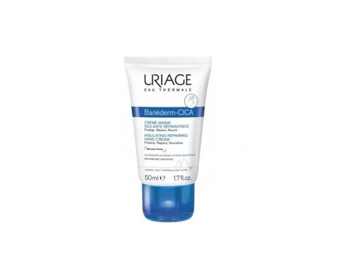 Uriage Bariederm Creme Mains Isolante Reparatrice Μαλακώνει και θρέφει τα πολύ ξηρά χέρια 50ml  Uriage Bariederm Creme Mains Isolante Reparatrice Μαλακώνει και θρέφει τα πολύ ξηρά χέρια 50ml