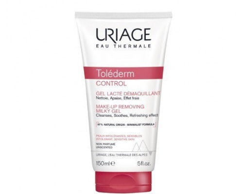 Uriage Toladerm Control Make-Up Removing Milky Gel Γαλάκτωμα Ντεμακιγιάζ, 150ml Uriage Toladerm Control Make-Up Removing Milky Gel Γαλάκτωμα Ντεμακιγιάζ, 150ml