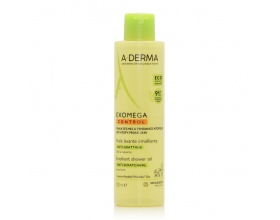 A-Derma Exomega Control Emollient Shower Oil Μαλακτικό Έλαιο Καθαρισμού για Ατοπικό-Ξηρό Δέρμα, 200ml