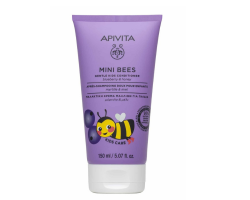 Apivita Mini Bees Gentle Kids Conditioner Μαλακτική Κρέμα Μαλλιών για Παιδιά με Μύρτιλο & Μέλι, 150ml