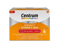 Centrum Immunity Vitamin C Max 1000mg Συμπλήρωμα Διατροφής για την Ενίσχυση του Ανοσοποιητικού, 14 φακελάκια Centrum Immunity Vitamin C Max 1000mg Συμπλήρωμα Διατροφής για την Ενίσχυση του Ανοσοποιητικού, 14 φακελάκια