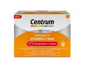 Centrum Immunity Vitamin C Max 1000mg Συμπλήρωμα Διατροφής για την Ενίσχυση του Ανοσοποιητικού, 14 φακελάκια Centrum Immunity Vitamin C Max 1000mg Συμπλήρωμα Διατροφής για την Ενίσχυση του Ανοσοποιητικού, 14 φακελάκια