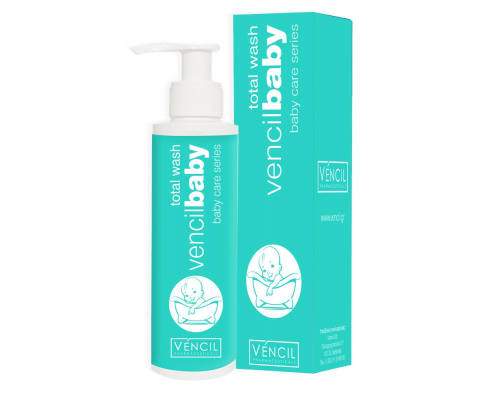 Vencil Baby Total Wash Βρεφικό Σαμπουάν & Αφρόλουτρο, 400ml  Vencil Baby Total Wash Βρεφικό Σαμπουάν & Αφρόλουτρο, 400ml