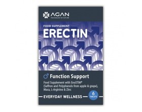 Agan Erectin Function Support Συμπλήρωμα Διατροφής για τη Σεξουαλική Υγεία, 6 ταμπλέτες
