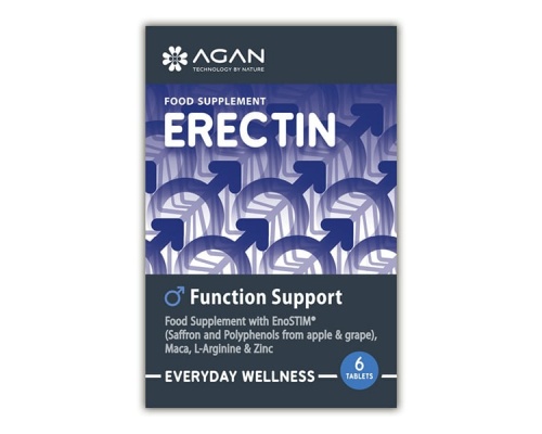 Agan Erectin Function Support Συμπλήρωμα Διατροφής για τη Σεξουαλική Υγεία, 6 ταμπλέτες Agan Erectin Function Support Συμπλήρωμα Διατροφής για τη Σεξουαλική Υγεία, 6 ταμπλέτες