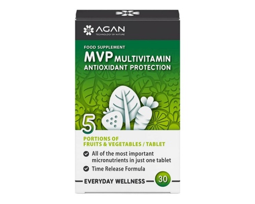 Agan MVP Multivitamin Antioxidant Protection Συμπλήρωμα Διατροφής με Αντιοξειδωτική Προστασία, 30 ταμπλέτες Agan MVP Multivitamin Antioxidant Protection Συμπλήρωμα Διατροφής με Αντιοξειδωτική Προστασία, 30 ταμπλέτες