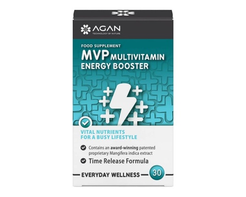 Agan MVP Multivitamin Energy Booster Συμπλήρωμα Διατροφής για Τόνωση του Οργανισμού, 30 ταμπλέτες Agan MVP Multivitamin Energy Booster Συμπλήρωμα Διατροφής για Τόνωση του Οργανισμού, 30 ταμπλέτες