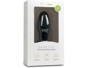 EasyToys Dark Joy Πρωκτική Σφήνα με Δόνηση 10.5cm, 1τμχ