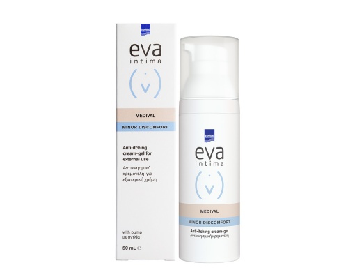 Intermed Eva Medival, Αιδοιϊκή αντικνησμική κρεμογέλη, 50ml Intermed Eva Medival, Αιδοιϊκή αντικνησμική κρεμογέλη, 50ml