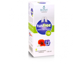 Bionat Tusfree Φυτικό Σιρόπι για Ξηρό & Παραγωγικό Βήχα, 150ml