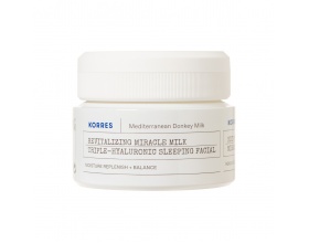 Korres Donkey Milk Triple Hyaluronic Sleeping Facial Cream Ενυδατική Κρέμα Νύχτας, 40ml