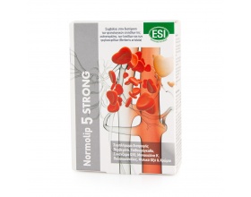 Esi Normolip 5 Strong Συμπλήρωμα Διατροφής για Φυσιολογικά Επίπεδα Χοληστερόλης 24 δισκία  Esi Normolip 5 Strong Συμπλήρωμα Διατροφής για Φυσιολογικά Επίπεδα Χοληστερόλης 24 δισκία