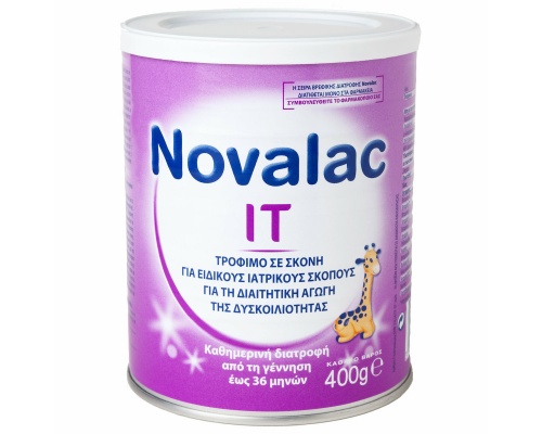 Novalac IT Βρεφικό Γάλα για την Αντιμετώπιση της Δυσκοιλιότητας από την Γέννηση, 400gr Novalac IT Βρεφικό Γάλα για την Αντιμετώπιση της Δυσκοιλιότητας από την Γέννηση, 400gr